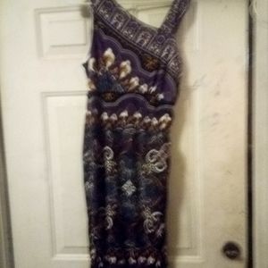 Ritualistic print dress